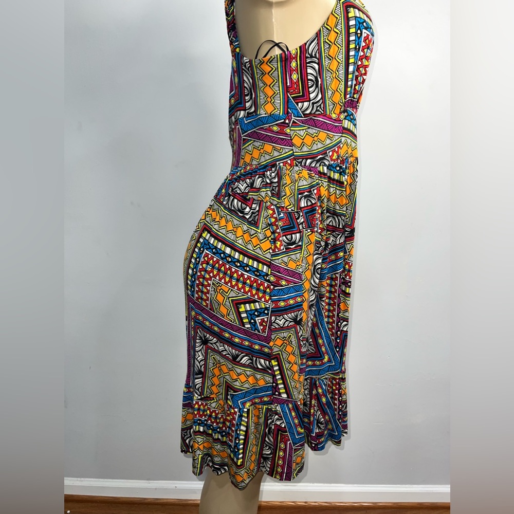 Spense sleeveless, colorful dress size large - Picture 5 of 9